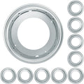 9 Pack 12" Lazy Susan Turntable Bearing Plate, Heavy Duty 1000lbs Load Capacity, Lazy Susan Turntable Ball Bearing for Rotating Table, Serving Tray, Kitchen Storage(Silvery)