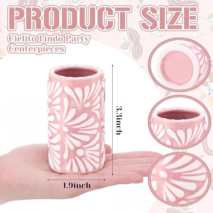 24 Set Cielito Lindo Party Favors, Handleless | Mexican Tequila Shot Glasses - Image 2
