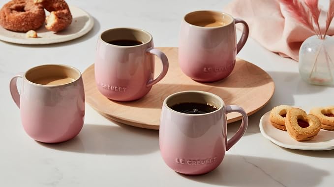 Le Creuset Stoneware Set of 4 Heritage Mugs, 13 oz. each - Image 5