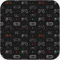 Retro Video Game for Leather Coasters Set of 4, Tabletop Protection Drink by Unknown