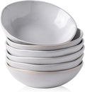 AmorArc Ceramic Cereal Bowls Set of 6, 24 oz Handmade Stoneware Bowls Set for Cereal Soup Salad, Stylish Kitchen bowls for Meal, Dishwasher & Microwave Safe, Reactive Color