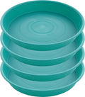 4 Pack of 16 inch Plant Saucer, Heavy Duty Plastic Plant Tray by Bleuhome