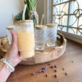 KUHNMARVIN 4Set Iced Coffee Glass Tumbler - 11oz/20oz Reusable Boba Cup & by KUHNMARVIN+Official
