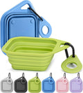 Pecute 2 Pack Foldable Dog Bowls by pecute