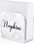 ALELION White-washed Wood Napkin Holder by ALELION
