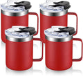 12oz Insulated Travel Coffee Mug by ALOUFEA