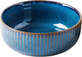CSYY Salad Bowl 66 Oz, Porcelain Round Serving Bowl Blue Decorative Bowl by CSYY