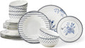 24-Piece Bone China Dinnerware Set in Gift Box, Service by STP-Goods