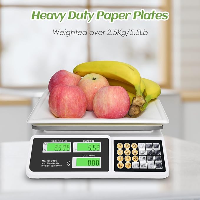 Compostable Disposable Paper Plates Set -[300 Pcs]10 inch 8 inch Heavy Duty Biodegradable Square Plates and Spoons,Forks,Knives,Napkins-Eco-Friendly Party Bulk