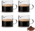 Gulex Espresso Cups Set of 4 Glass Coffee Cups by Gulex