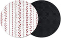 Simple Stripes Coasters Set of 2, Absorbent Coasters by Unknown