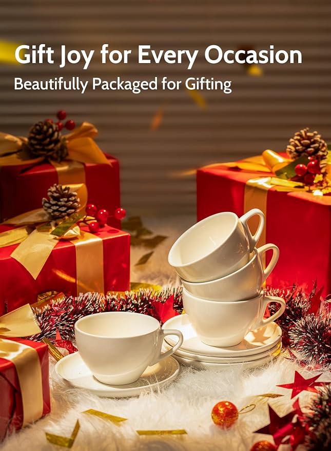 Sweese 6 Ounce Cappuccino Cups - Image 5