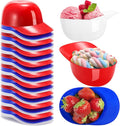 Fasmov 30 Pack Baseball Helmet Ice Cream Snack Bowl, 8 oz Mini Baseball Cap by Fasmov