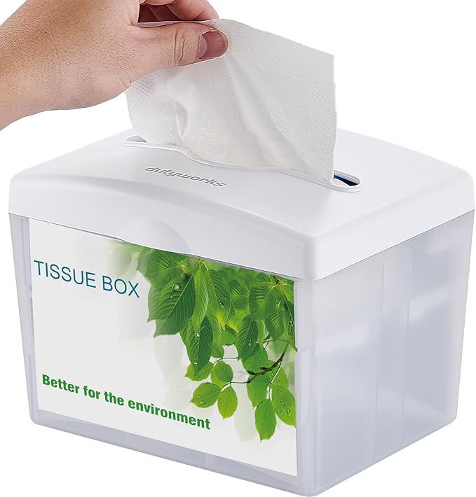 Commercial Napkin Dispenser, Restaurant Napkin Holder for Restaurants, Cafes, and Bars, Durable ABS Plastic, Space-Saving Design, Easy Access to Folded Napkins, White