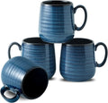 Hasense Small Coffee Mugs 8 oz, Ceramic Cappuccino Cups Set of 4, Espresso Mug by Hasense