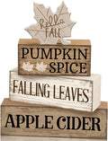Moucuny 4 Pcs Neutral Fall Table Decor by Moucuny