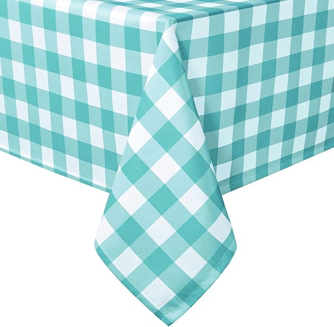 60 x 120 Inch Checkered Tablecloth Rectangle by Hiasan