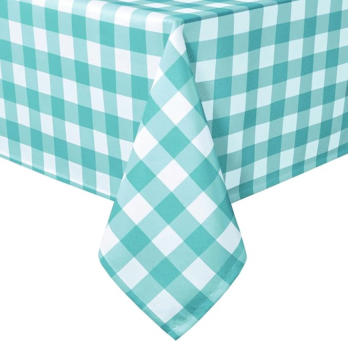 Checkered Tablecloth Rectangle, 52 x 70 Inch by Hiasan