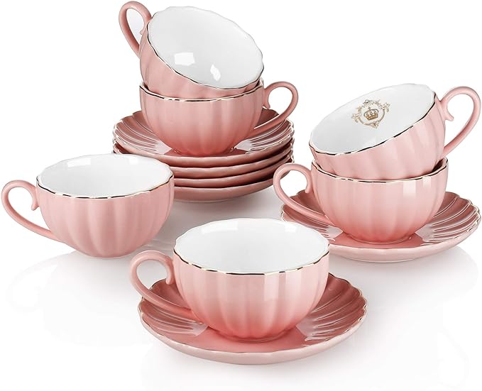 Royal Tea Cups and Saucers, by Amazingware