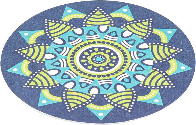 Restaurantware Paper Bar Coasters 480 Count 3.5 Inch Super Absorbent Beverage Coasters Pulpboard Assorted Design Drinkware Coasters Durable Paper Round Assorted
