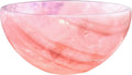 Rose Quartz Crystal Bowl - 2 Inch Decorative Bowls for Room and Home Decor - Gemstone Healing Crystals for Elegant Display, Positive Energy Balance and Gift