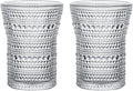 Polka Dots Glass Coffee Mug | 2-Pack 301-400ml | No Sleeve, Heat-Resistant by Boxonly
