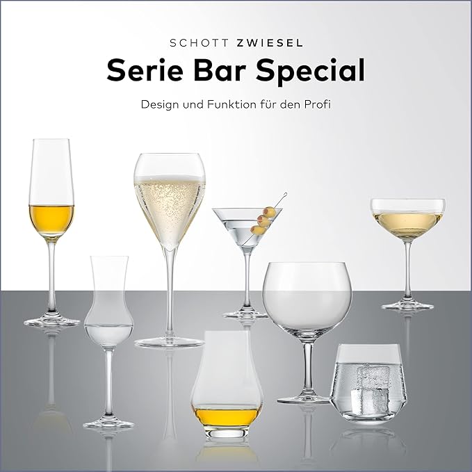 Zwiesel Glas Pure German Crystal Glassware Collection, 2 Count (Pack of 1), Dancing Party Tumblers Cocktail Glass