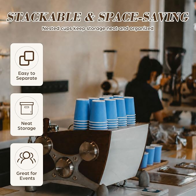 200 Pcs Mini Coffee Cups Brown Culture Cup 2oz Disposable Bathroom Cups Paper - Image 6