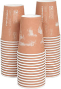 ECO PRODUCTS Compostable Disposable World Art 8oz Small Coffee Cups, Renewable by Eco-Products