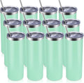 Volhoply 12 Pack Skinny Tumblers by LiveFully%EF%BC%8CDrinkFreely%E2%80%94KeepGoingwithVolhoply%EF%BC%81