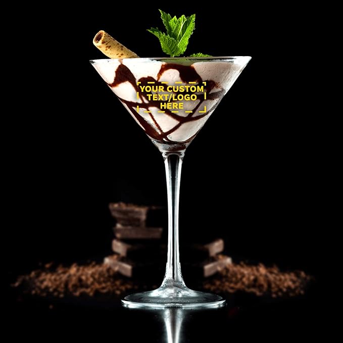 Custom Martini Glasses by ARC 10 oz. Set of 100, Personalized Bulk Pack - Perfect for Hotel, Bar, Restaurant or Lounge - Clear