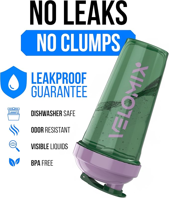 VELOMIX 2 Pack 28oz Protein Shaker Bottle - Image 3