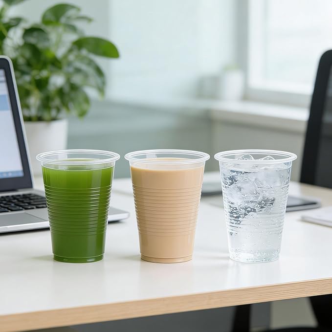 TashiBox 12 oz clear plastic cups - Image 6