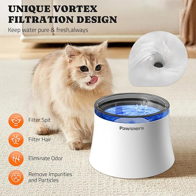 Pawtners 1 Gal/3.5L Dog Water Fountain, Automatic Dog Water Bowl Dispenser | - Image 3