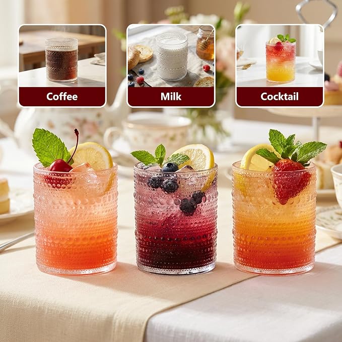 YOUBET 24PCS Plastic Drinking Glasses - Image 7