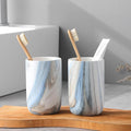 Blue Marble Toothbrush Holders by BSDISP