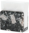 Marble Mini Napkin Holder 3" x 4" Inch Black Zebra Cocktail Napkins, Coffee Bars by MarblousKrafts