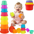 WEEJOYGAM Stacking Cups Baby Toys 6 to 12 months, Nesting Stacking Toys by WEEJOYGAM