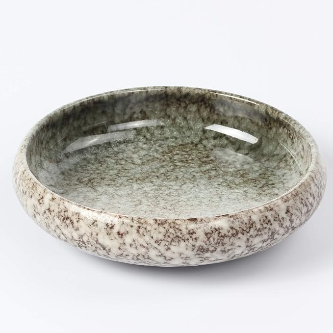 Uaral Salad Plate Appetizer Plate Stoneware Serving Dishes, Japanese Dish Set - Image 6