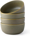 AmorArc Stoneware Cereal Bowls Set of 4, 26oz Soup Ceramic Bowls Set | Modern by AmorArc