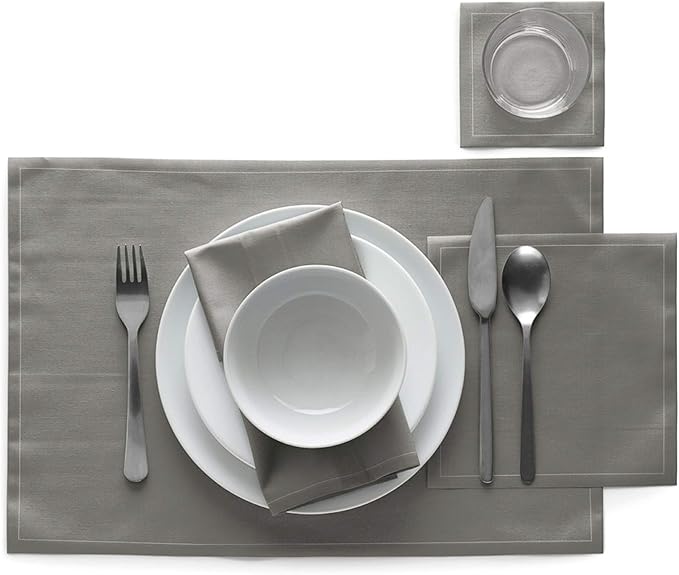 MY DRAP PLACEMAT (Grey, 12 Pack)