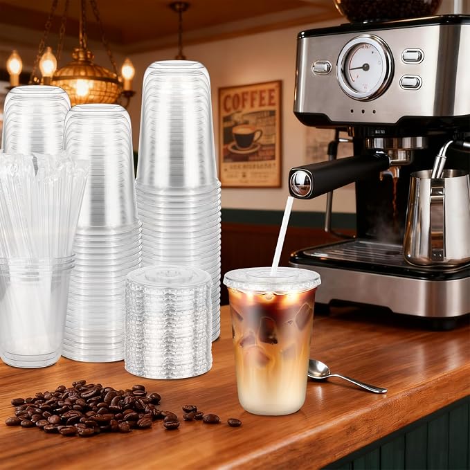 100 Pack 16 oz Plastic Cups - Image 2