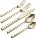 Alata Potter Champagne Gold 20-Piece Forged Silverware Set, Service by Alata