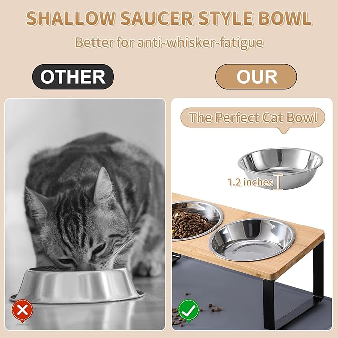 Upgraded Elevated Cat Bowls - Image 2