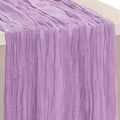 1 Pack Lilac Cheesecloth Table Runner 35x120 Inch 10Ft Rustic Gauze Cheese by SuBleer
