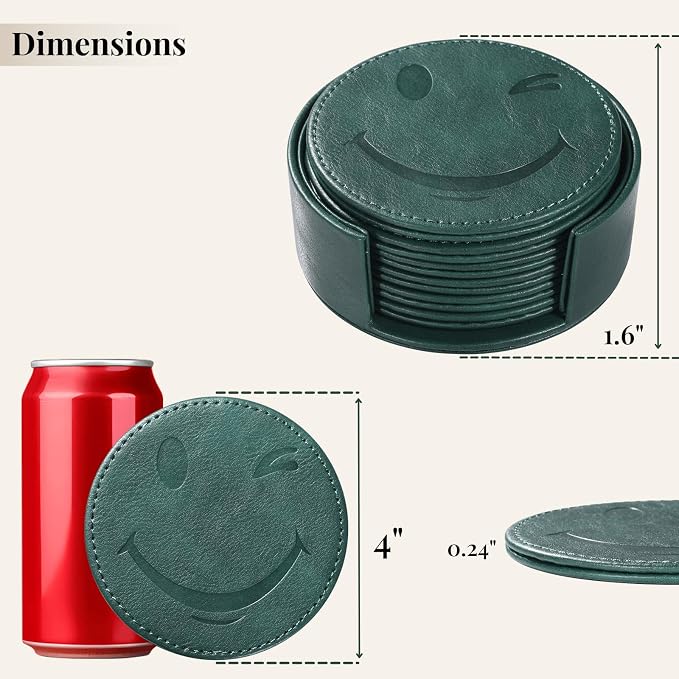 Coasters for Drinks Set of 6 - Image 6