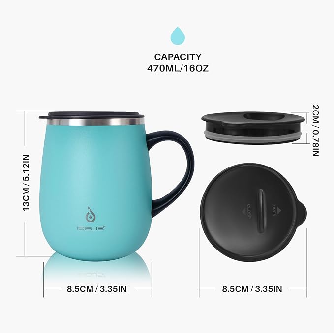 Ideus 16 oz Insulated Coffee Mug - Image 5
