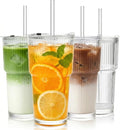 Haundry 20oz Ribbed Glass Cups by Haundry