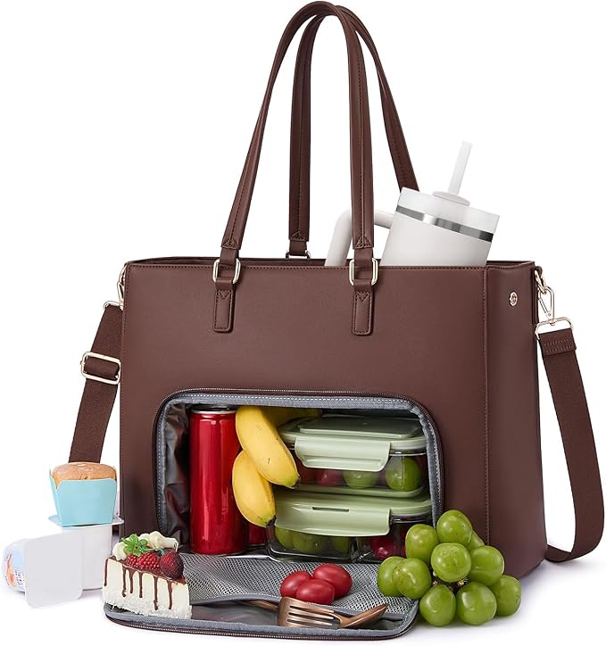 LOVEVOOK Lunch Tote Bag for Women, 3 in 1 Work Bag by LOVEVOOK