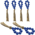 6pcs Wood Bead Napkin Rings by suiwotin